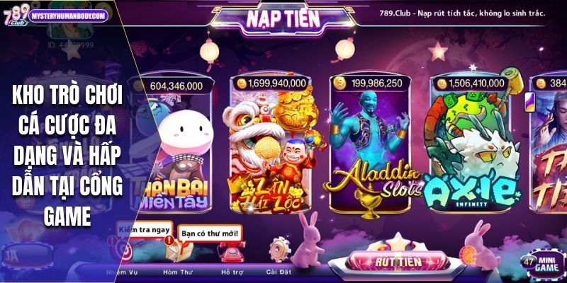 4 siêu phẩm nhất định nên trải nghiệm tại 789Club